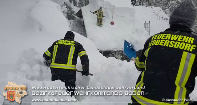 20190112 Katastrophen-Hilfsdiensteinsatz im Bezirk Lilienfeld  Foto: © Alexander Wolf