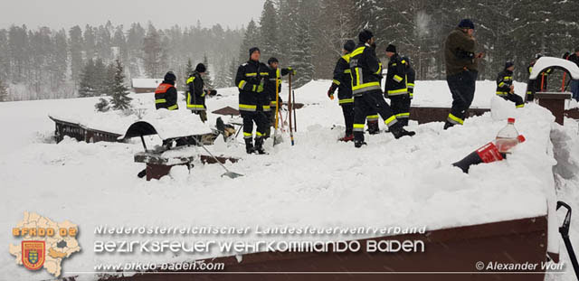 20190112 Katastrophen-Hilfsdiensteinsatz im Bezirk Lilienfeld  Foto: © Alexander Wolf