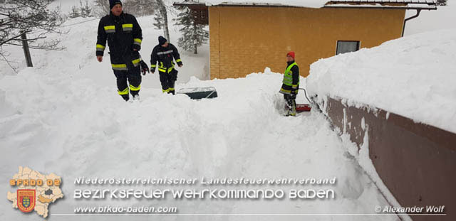 20190112 Katastrophen-Hilfsdiensteinsatz im Bezirk Lilienfeld  Foto: © Alexander Wolf