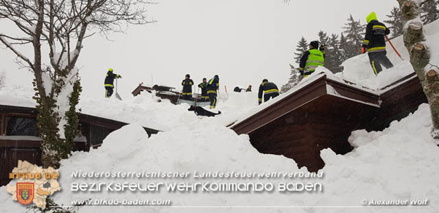20190112 Katastrophen-Hilfsdiensteinsatz im Bezirk Lilienfeld  Foto: © Alexander Wolf