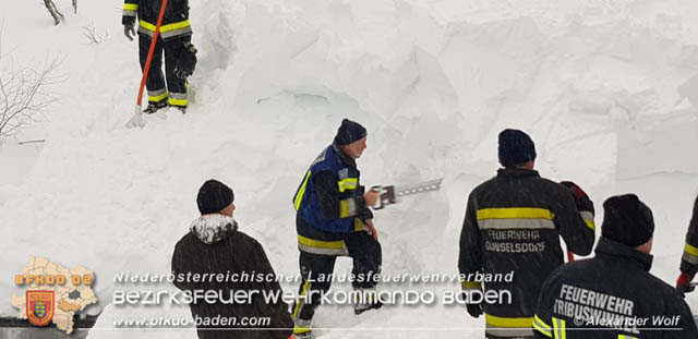 20190112 Katastrophen-Hilfsdiensteinsatz im Bezirk Lilienfeld  Foto: © Alexander Wolf