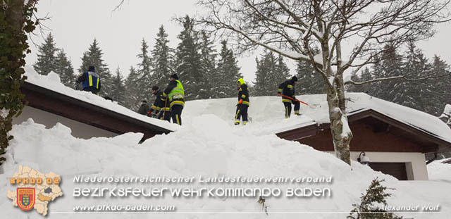 20190112 Katastrophen-Hilfsdiensteinsatz im Bezirk Lilienfeld  Foto: © Alexander Wolf