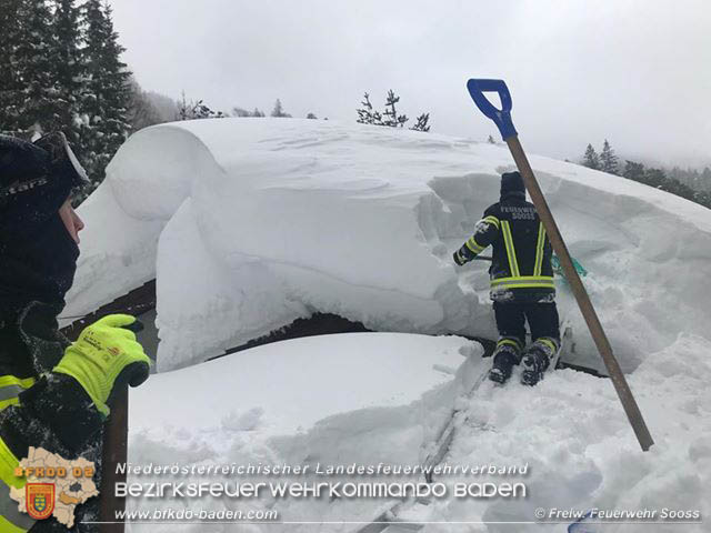20190112 Katastrophen-Hilfsdiensteinsatz im Bezirk Lilienfeld  Foto: © Hermann Rauch FF Sooß