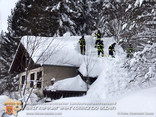 20190112 Katastrophen-Hilfsdiensteinsatz im Bezirk Lilienfeld  Foto: © Hermann Rauch FF Sooß