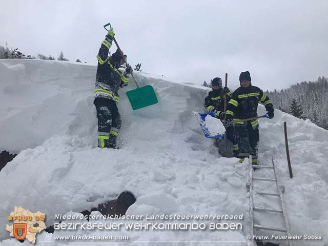 20190112 Katastrophen-Hilfsdiensteinsatz im Bezirk Lilienfeld  Foto: © Hermann Rauch FF Sooß