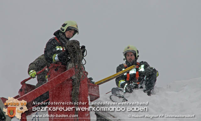 20190112 Katastrophen-Hilfsdiensteinsatz im Bezirk Lilienfeld  Foto: © Hubert Wagner FF Unterwaltersdorf