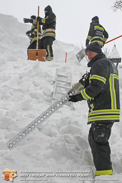 20190112 Katastrophen-Hilfsdiensteinsatz im Bezirk Lilienfeld  Foto: © Hubert Wagner FF Unterwaltersdorf