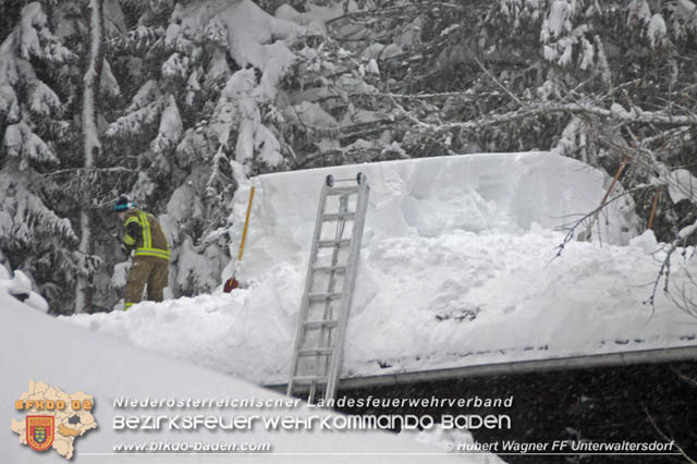 20190112 Katastrophen-Hilfsdiensteinsatz im Bezirk Lilienfeld  Foto: © Hubert Wagner FF Unterwaltersdorf