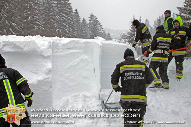 20190112 Katastrophen-Hilfsdiensteinsatz im Bezirk Lilienfeld  Foto: © Hubert Wagner FF Unterwaltersdorf