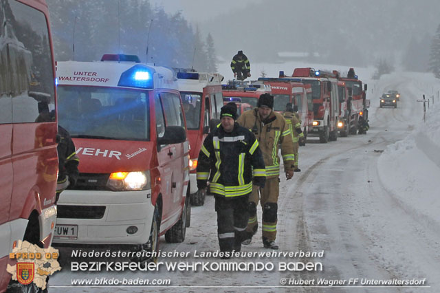 20190112 Katastrophen-Hilfsdiensteinsatz im Bezirk Lilienfeld  Foto: © Hubert Wagner FF Unterwaltersdorf
