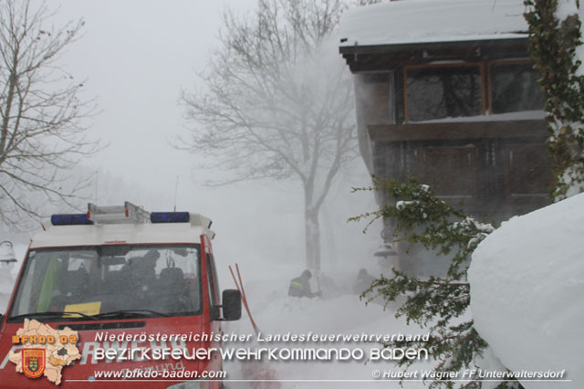 20190112 Katastrophen-Hilfsdiensteinsatz im Bezirk Lilienfeld  Foto: © Hubert Wagner FF Unterwaltersdorf