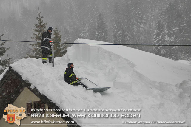 20190112 Katastrophen-Hilfsdiensteinsatz im Bezirk Lilienfeld  Foto: © Hubert Wagner FF Unterwaltersdorf