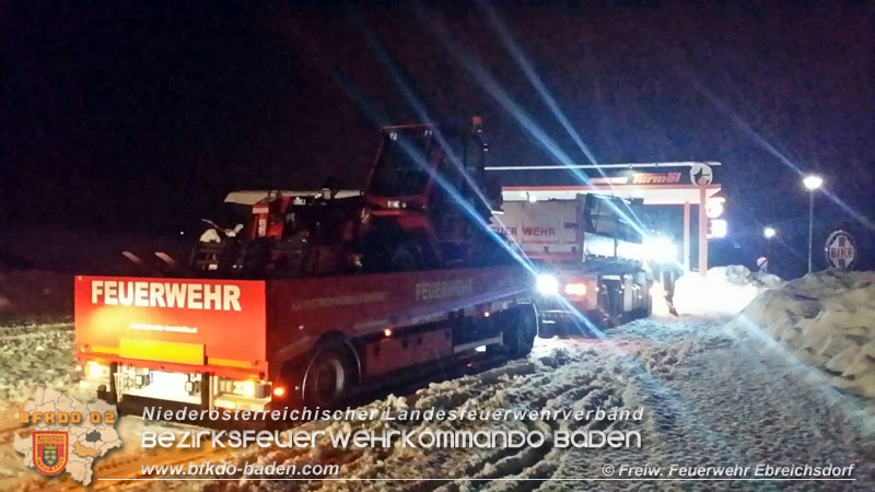 20190113 KHD Sondergeräte Einsatz im Bezirk Scheibbs  Foto: © Michael Ditzer FF Ebreichsdorf