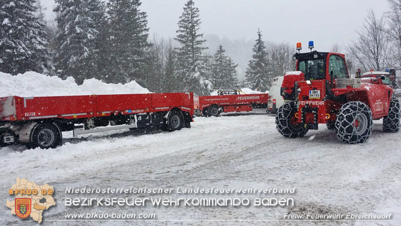 20190113 KHD Einsatz im Bezirk Scheibbs an der Grenze NÖ und der Steiermark  Foto: © Michael Ditzer FF Ebreichsdorf