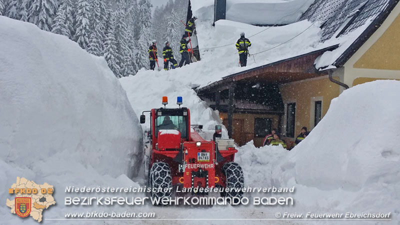 20190113 KHD Einsatz im Bezirk Scheibbs an der Grenze NÖ und der Steiermark  Foto: © Michael Ditzer FF Ebreichsdorf