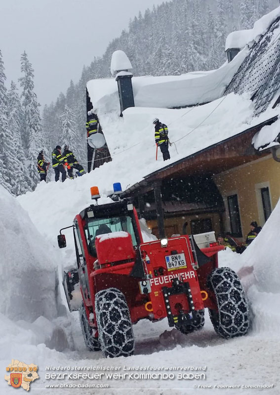 20190113 KHD Einsatz im Bezirk Scheibbs an der Grenze NÖ und der Steiermark  Foto: © Michael Ditzer FF Ebreichsdorf
