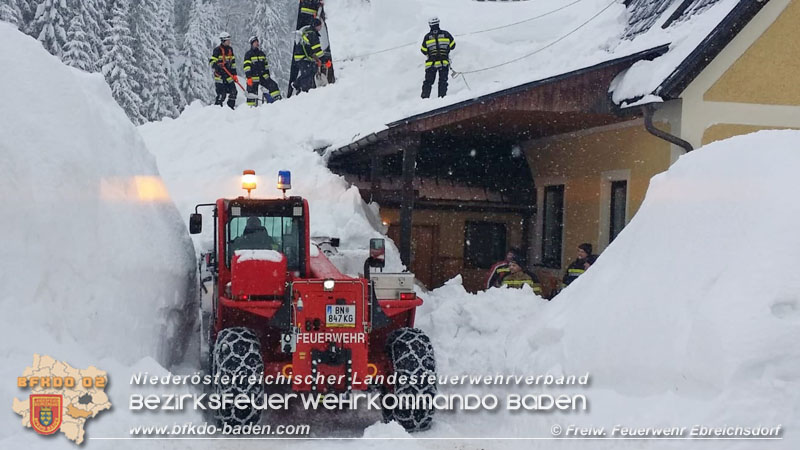20190113 KHD Einsatz im Bezirk Scheibbs an der Grenze NÖ und der Steiermark  Foto: © Michael Ditzer FF Ebreichsdorf