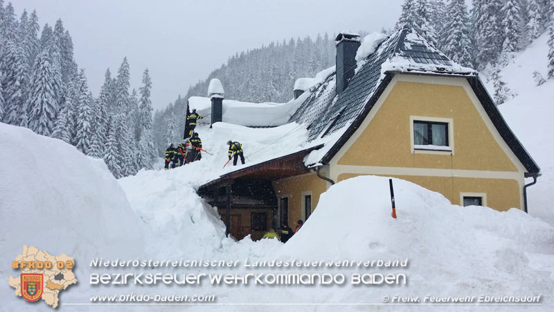 20190113 KHD Einsatz im Bezirk Scheibbs an der Grenze NÖ und der Steiermark  Foto: © Michael Ditzer FF Ebreichsdorf