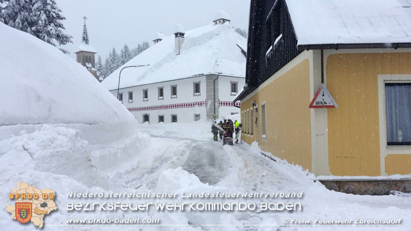 20190113 KHD Einsatz im Bezirk Scheibbs an der Grenze NÖ und der Steiermark  Foto: © Michael Ditzer FF Ebreichsdorf