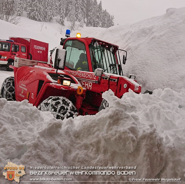 20190113 KHD Einsatz im Bezirk Scheibbs an der Grenze NÖ und der Steiermark  Foto: © Thomas Prem FF Weigelsdorf