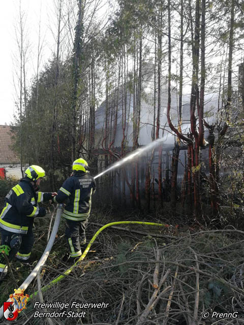 20190120 Brand in Berndorfer Wohnsiedlung Foto: © G.Prenn 20190120 Brand in Berndorfer Wohnsiedlung Foto: © G.Prenn