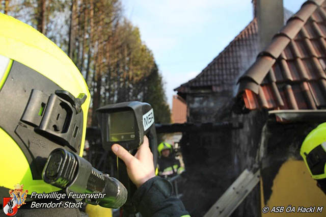 20190120 Brand in Berndorfer Wohnsiedlung Foto: © Markus Hackl 20190120 Brand in Berndorfer Wohnsiedlung Foto: © Markus Hackl