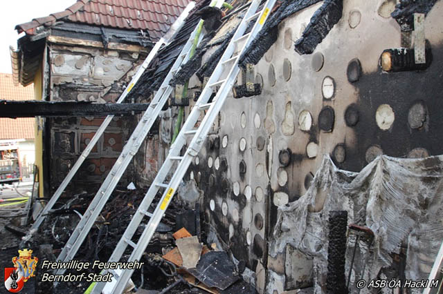 20190120 Brand in Berndorfer Wohnsiedlung Foto: © Markus Hackl 20190120 Brand in Berndorfer Wohnsiedlung Foto: © Markus Hackl