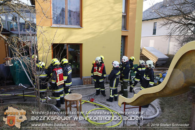 20190120 Brand in Berndorfer Wohnsiedlung  Foto: © Stefan Schneider