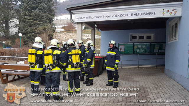 20190122 Gasalarm Volksschule Altenmarkt a.d.Triesting Foto: © Christoph Steinbacher 20190122 Gasalarm Volksschule Altenmarkt a.d.Triesting Foto: © Christoph Steinbacher