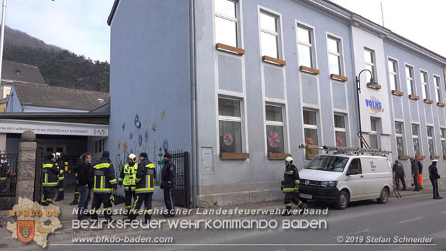 20190122 Gasalarm Volksschule Altenmarkt a.d.Triesting Foto: © Stefan Schneider 20190122 Gasalarm Volksschule Altenmarkt a.d.Triesting Foto: © Stefan Schneider