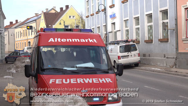 20190122 Gasalarm Volksschule Altenmarkt a.d.Triesting  Foto: © Stefan Schneider