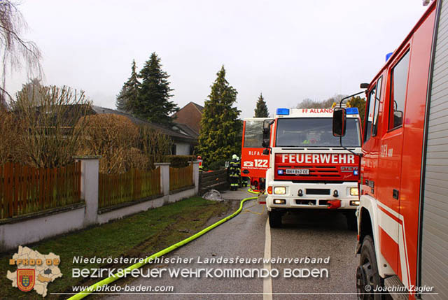 20190127 Wohnungsbrand in Alland  Foto: © Joachim Zagler FF Alland