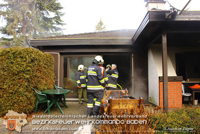 20190127 Wohnungsbrand in Alland  Foto: © Joachim Zagler FF Alland