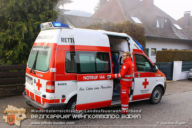 20190127 Wohnungsbrand in Alland  Foto: © Joachim Zagler FF Alland
