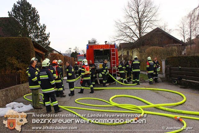 20190127 Wohnungsbrand in Alland  Foto: © Joachim Zagler FF Alland