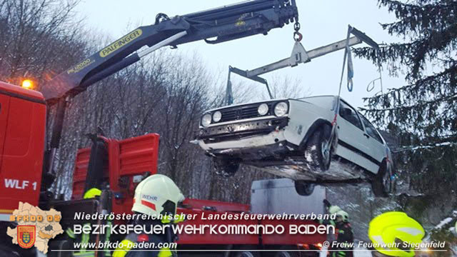 20190128 Verkehrsunfall im Rosental bei Siegenfeld Foto: © FF Siegenfeld 20190128 Verkehrsunfall im Rosental bei Siegenfeld Foto: © FF Siegenfeld
