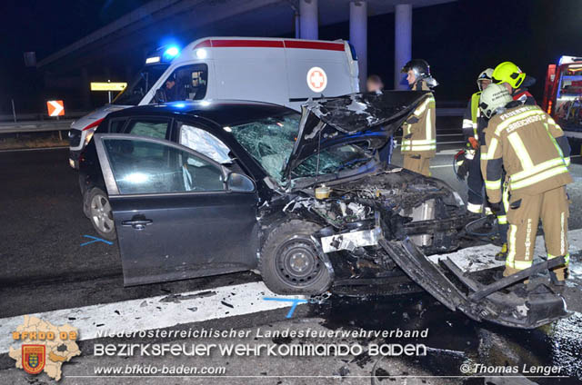 20190128 Verkehrsunfall auf der LB16 zwischen Trumau und Ebreichsdorf  Foto: © Thomas Lenger Monatsrevue.at