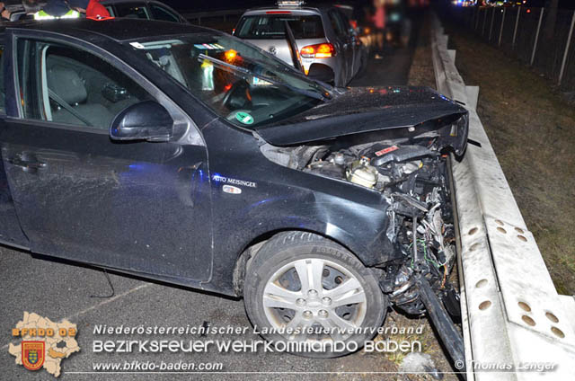 20190128 Verkehrsunfall auf der A3 zwischen Ebreichsdorf und Trumau  Foto: © Thomas Lenger Monatsrevue.at