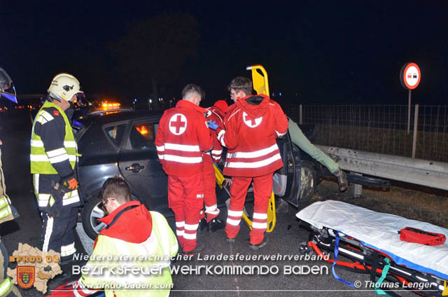 20190128 Verkehrsunfall auf der A3 zwischen Ebreichsdorf und Trumau  Foto: © Thomas Lenger Monatsrevue.at