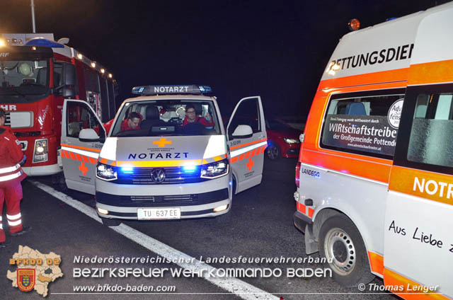 20190128 Verkehrsunfall auf der A3 zwischen Ebreichsdorf und Trumau  Foto: © Thomas Lenger Monatsrevue.at