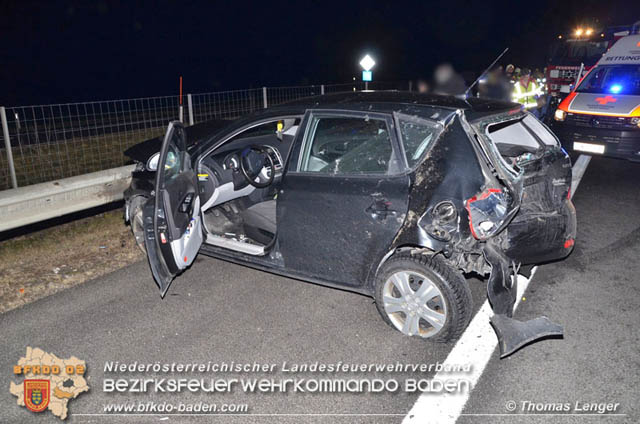 20190128 Verkehrsunfall auf der A3 zwischen Ebreichsdorf und Trumau  Foto: © Thomas Lenger Monatsrevue.at