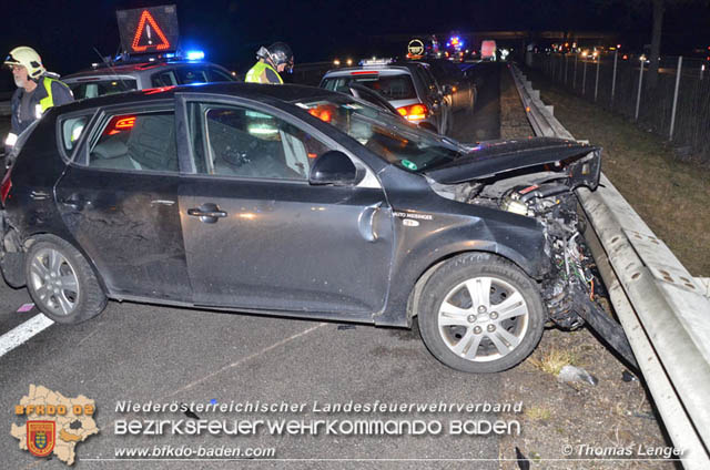 20190128 Verkehrsunfall auf der A3 zwischen Ebreichsdorf und Trumau  Foto: © Thomas Lenger Monatsrevue.at