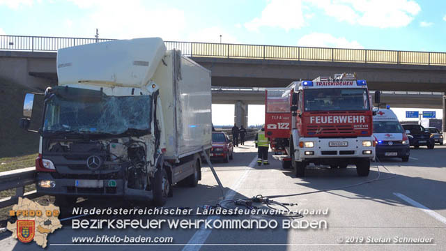 20190129 VU A2 RFB Wien Hoehe Knoten Guntramsdorf - Einmuendung A3 Foto: © Stefan Schneider 20190129 VU A2 RFB Wien Hoehe Knoten Guntramsdorf - Einmuendung A3 Foto: © Stefan Schneider