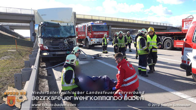 20190129 VU A2 RFB Wien Hoehe Knoten Guntramsdorf - Einmuendung A3 Foto: © Stefan Schneider 20190129 VU A2 RFB Wien Hoehe Knoten Guntramsdorf - Einmuendung A3 Foto: © Stefan Schneider