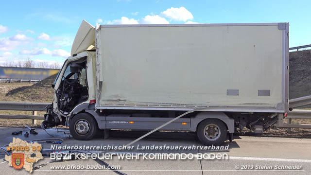 20190129 VU A2 RFB Wien Hoehe Knoten Guntramsdorf - Einmuendung A3 Foto: © Stefan Schneider 20190129 VU A2 RFB Wien Hoehe Knoten Guntramsdorf - Einmuendung A3 Foto: © Stefan Schneider