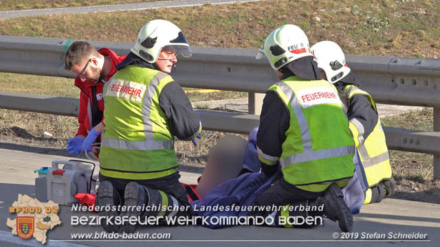 20190129 VU A2 RFB Wien Hoehe Knoten Guntramsdorf - Einmuendung A3 Foto: © Stefan Schneider 20190129 VU A2 RFB Wien Hoehe Knoten Guntramsdorf - Einmuendung A3 Foto: © Stefan Schneider