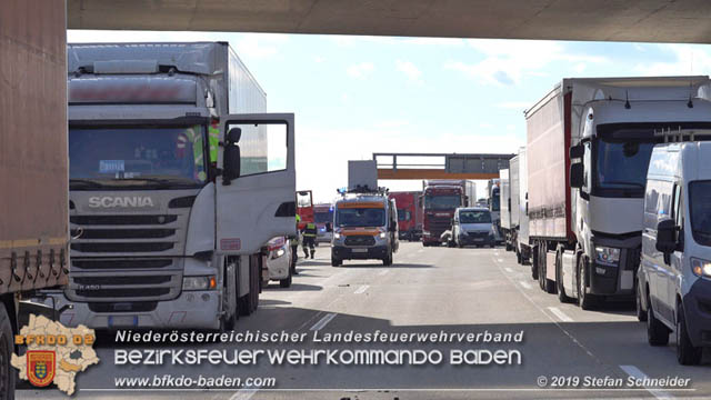 20190129 VU A2 RFB Wien Hoehe Knoten Guntramsdorf - Einmuendung A3 Foto: © Stefan Schneider 20190129 VU A2 RFB Wien Hoehe Knoten Guntramsdorf - Einmuendung A3 Foto: © Stefan Schneider