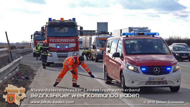 20190129 VU A2 RFB Wien Hoehe Knoten Guntramsdorf - Einmuendung A3 Foto: © Stefan Schneider 20190129 VU A2 RFB Wien Hoehe Knoten Guntramsdorf - Einmuendung A3 Foto: © Stefan Schneider