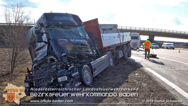 20190129 VU A2 RFB Wien Hoehe Abfahrt Raststation Guntramsdorf Foto: © Stefan Schneider 20190129 VU A2 RFB Wien Hoehe Abfahrt Raststation Guntramsdorf Foto: © Stefan Schneider