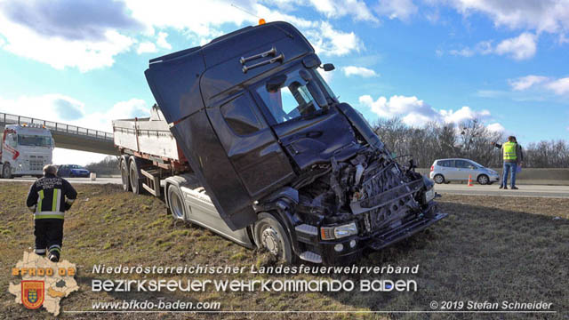 20190129 VU A2 RFB Wien Hoehe Abfahrt Raststation Guntramsdorf Foto: © Stefan Schneider 20190129 VU A2 RFB Wien Hoehe Abfahrt Raststation Guntramsdorf Foto: © Stefan Schneider